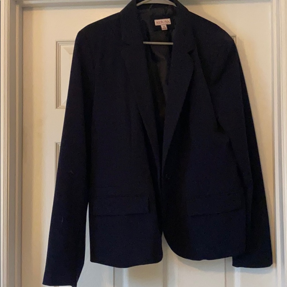 Navy blue blazer